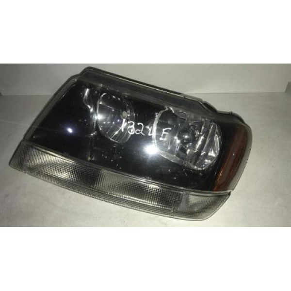 Farol Lado Esquerdo Mascara Negra Jeep Cherokee 2001 A 2004