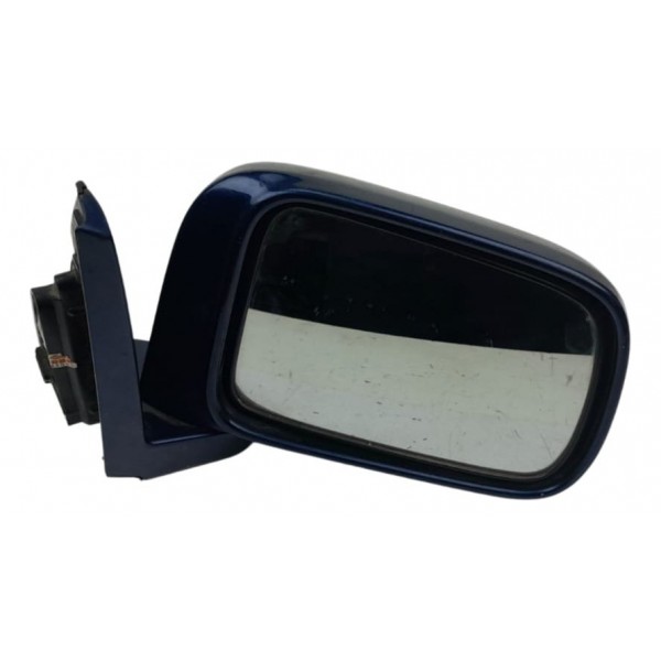 Retrovisor Lado Direito Honda Cr-v 2001 Azul 3 Pinos Det