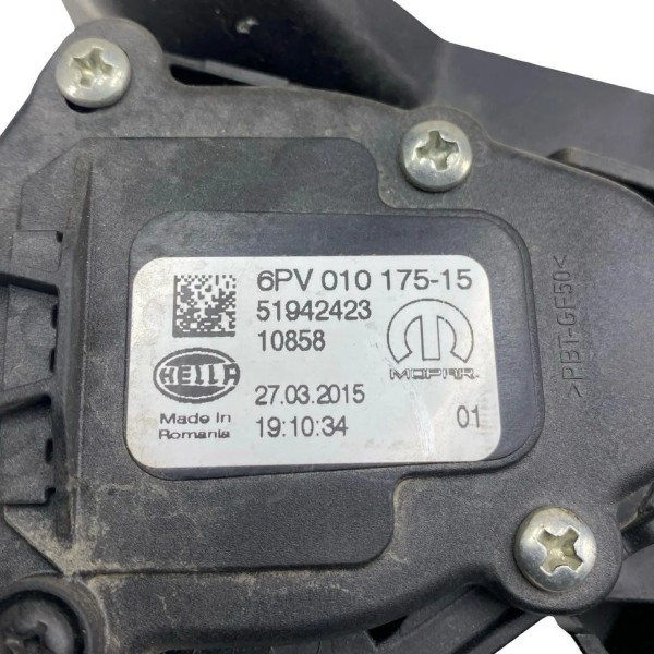 Pedal Acelerador Eletr. Compass Renegade Toro 6pv 010 175-15