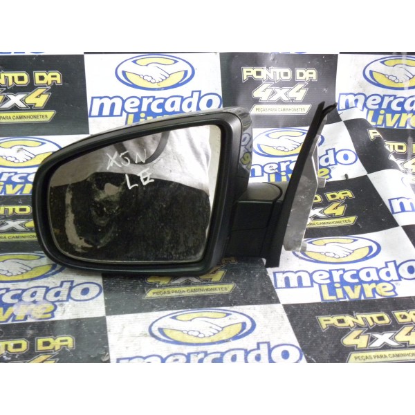 Retrovisor Lado Esquerdo Bmw X5 2007 A 2010 Preto