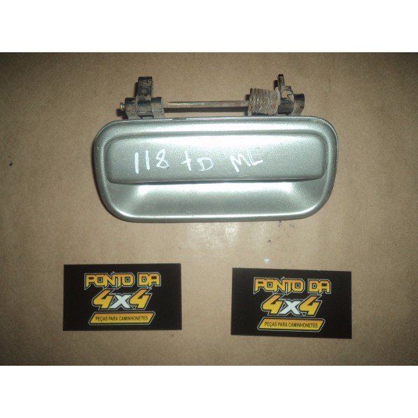 Maçaneta Externa Hilux Sw4 2001 Traseira Direita Prata