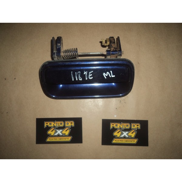 Maçaneta Externa Hilux Sw4 2001 Traseira Esquerda Azul