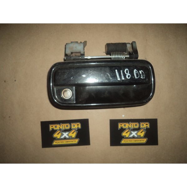 Maçaneta Externa Hilux Sw4 2001 Dianteiro Direito Preto