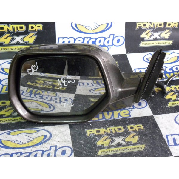 Retrovisor Lado Esquerdo Honda Cr-v 07 A 11 Cinza